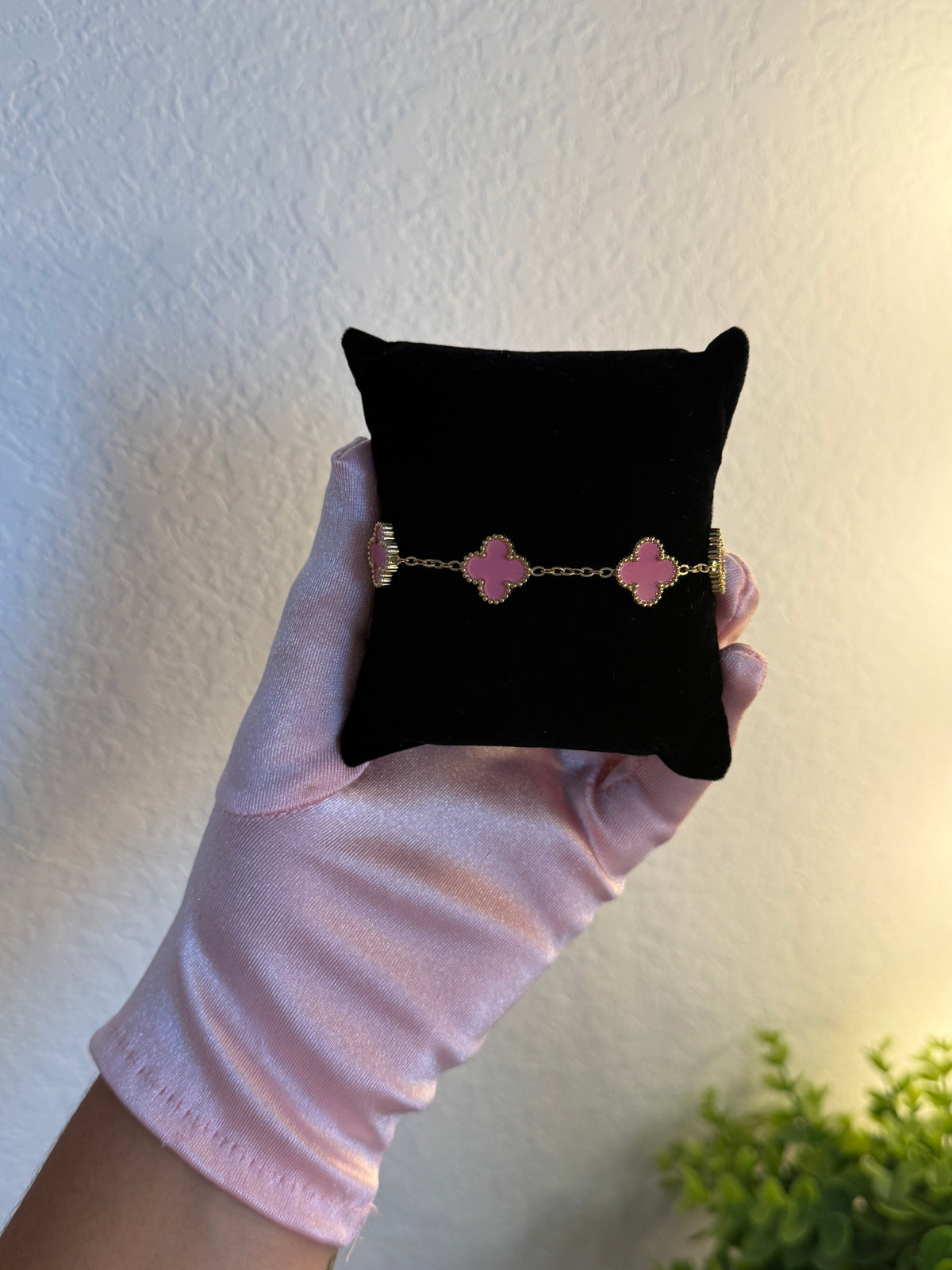 18K Gold Clover Bracelet