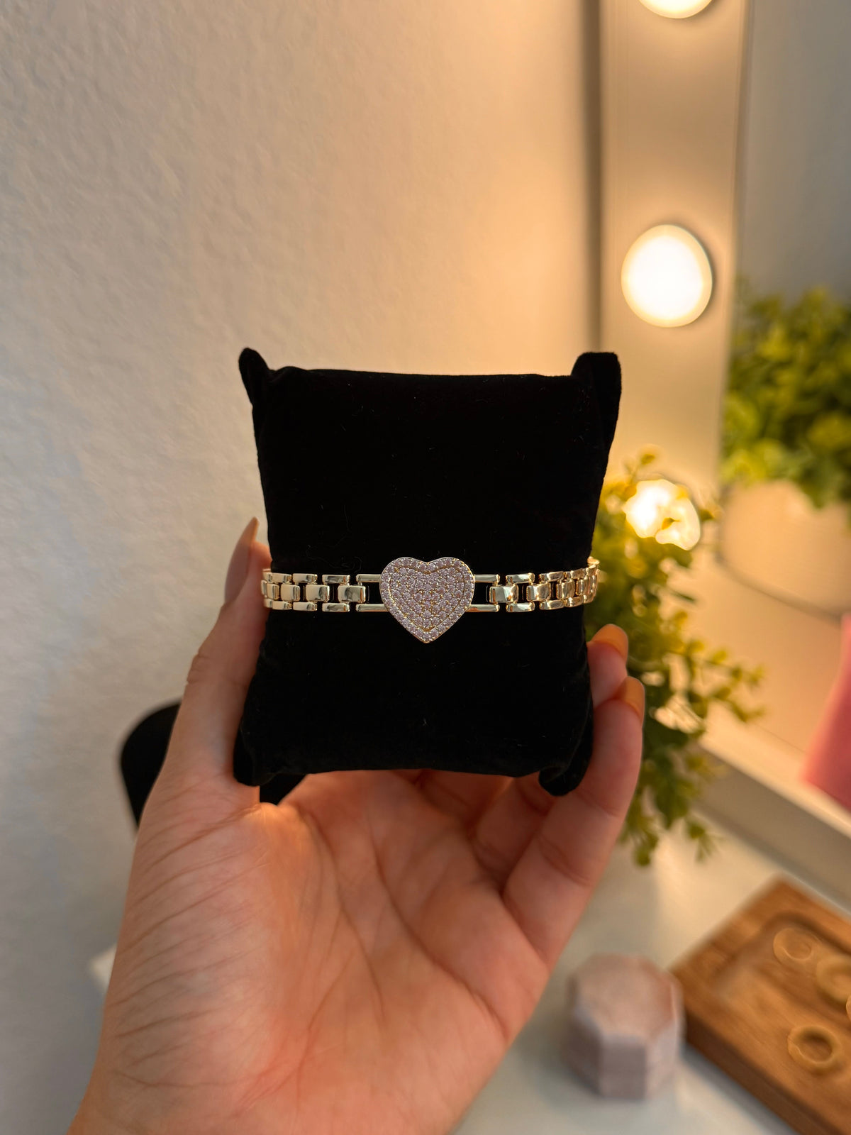 Pink Heart Bracelet