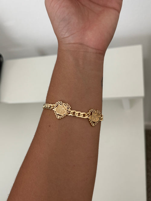 HK Gold Link Bracelet