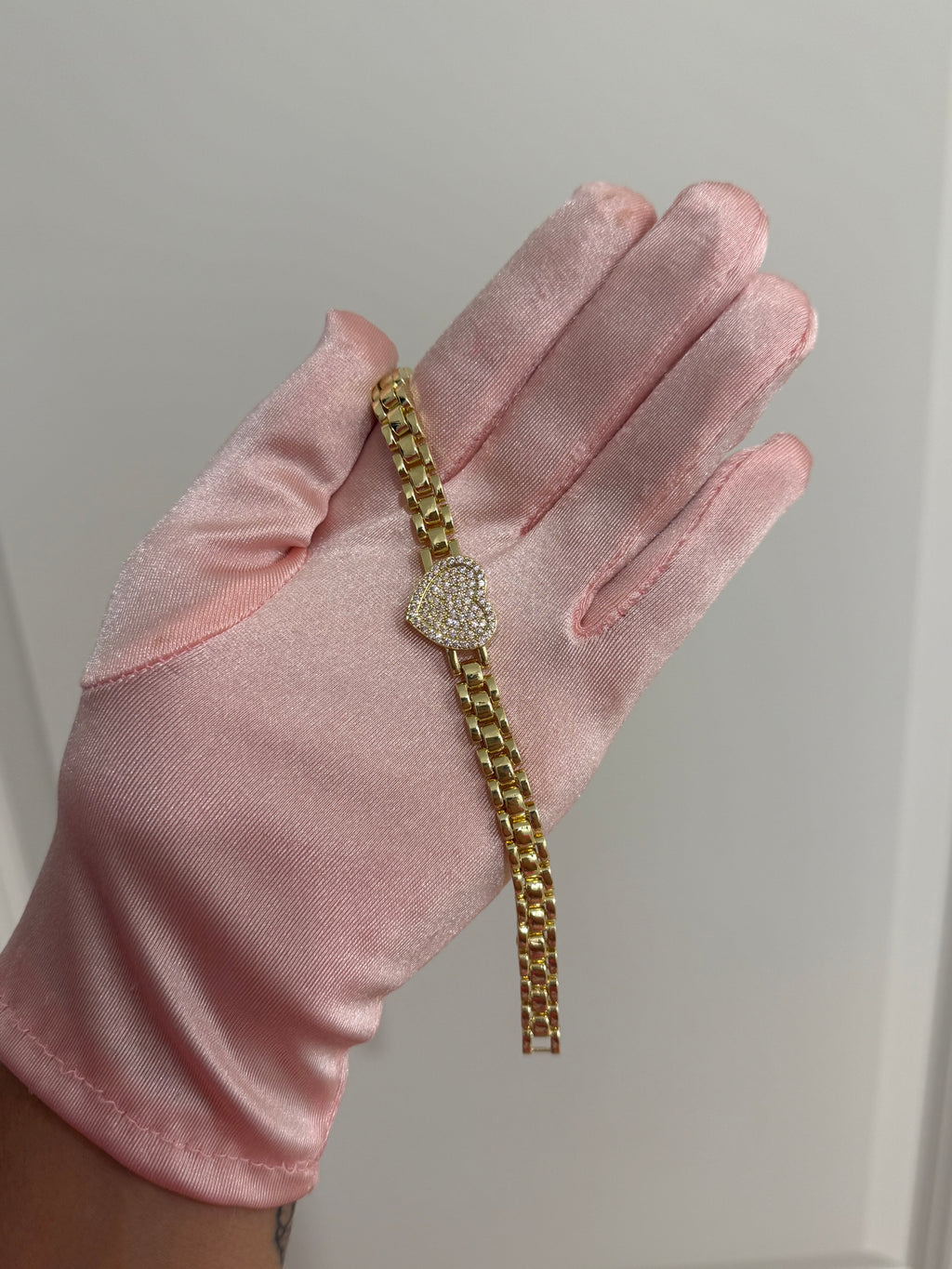 Pink Heart Bracelet