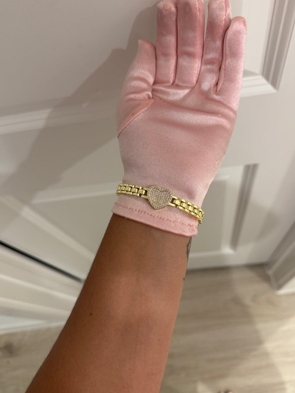 Pink Heart Bracelet