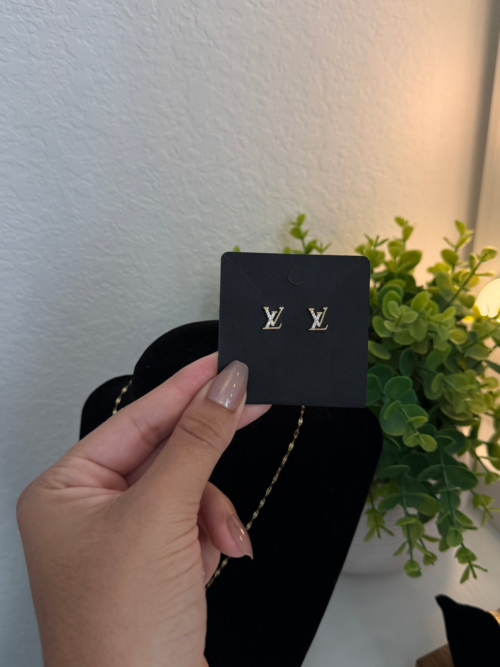 LV Studded Earrings