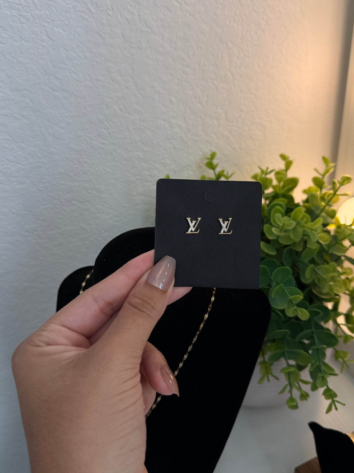 LV Studded Earrings